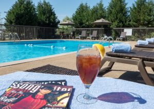 This summer relax by the pool with a refreshing drink at Hotel Preston Nashville Airport
