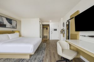 King Bed Entire Room at Hotel Preston Nashville Airport